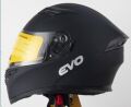 Kask Çeneli Gözlüklü Evo Mat Siyah 31603 -M-