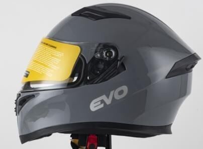 Kask Çeneli Gözlüklü Evo Nardo Gri 31604 -S-