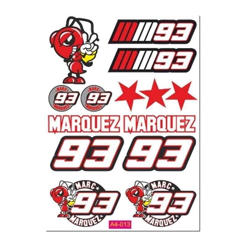 A4 Sticker 013 Tek Paket Çoklu