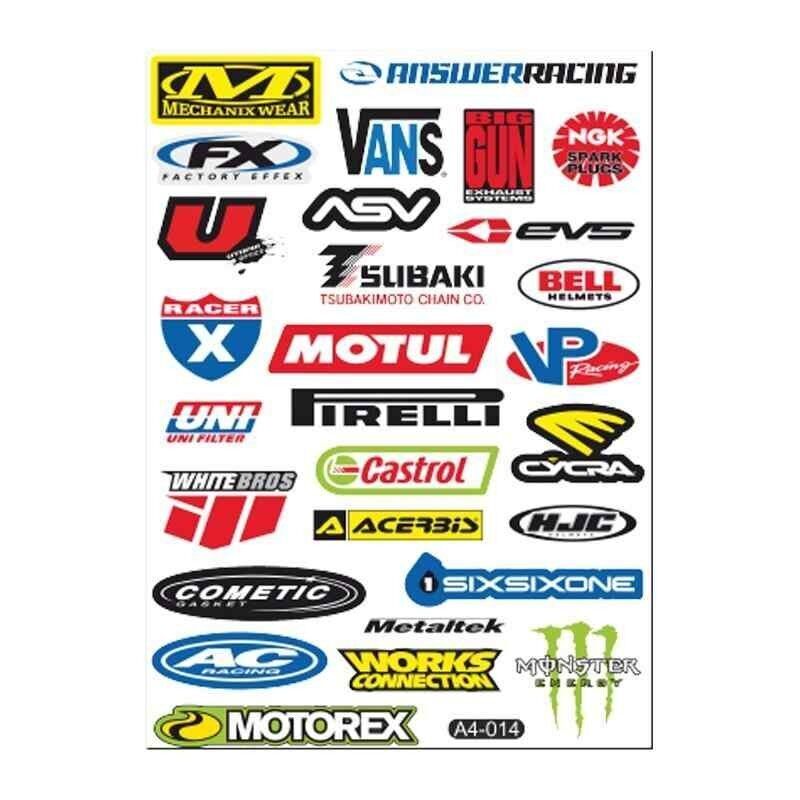 A4 Sticker 014 Tek Paket Çoklu