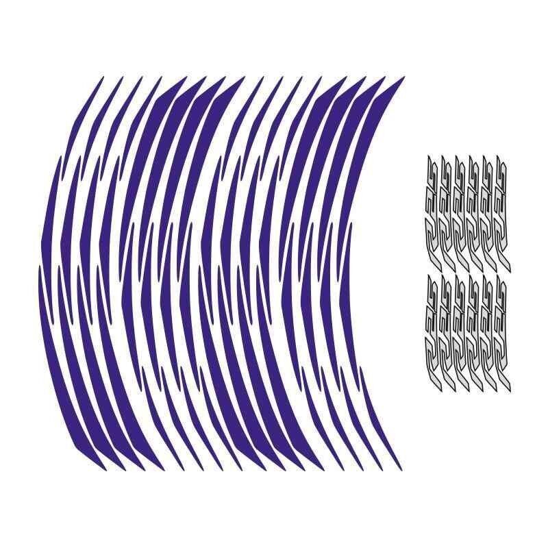 Yamaha Reflektör Mavi R25 Uyumlu 1 Set Jant Şeridi
