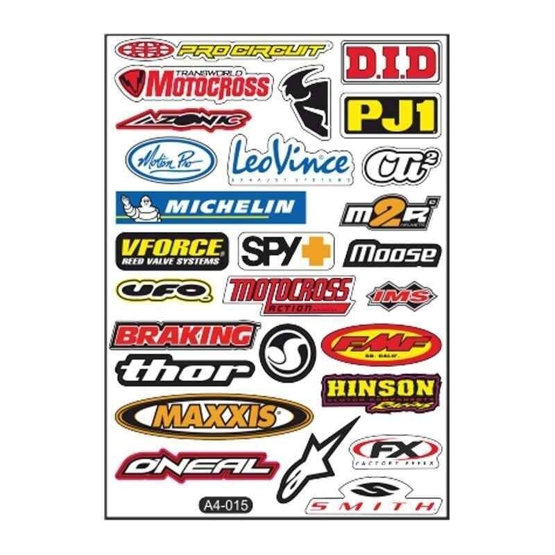 A4 Sticker 015 Tek Paket Çoklu