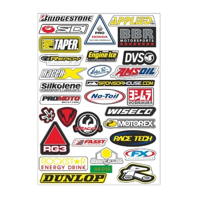 A4 Sticker 016 Tek Paket Çoklu