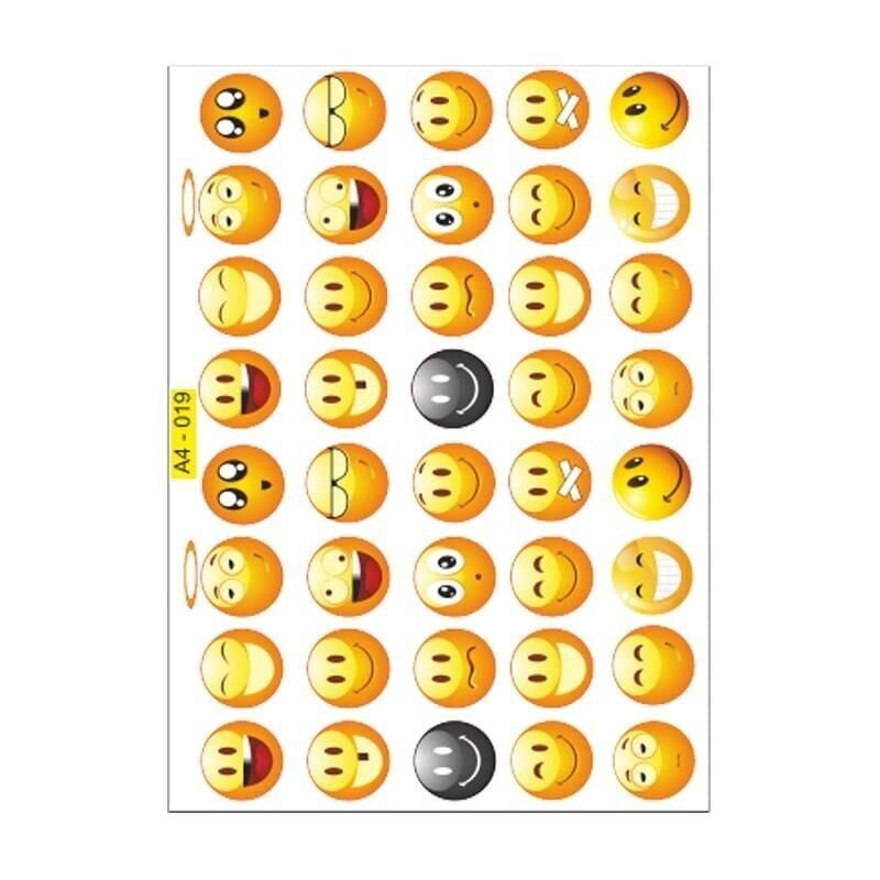 A4 Sticker 019 Tek Paket Çoklu