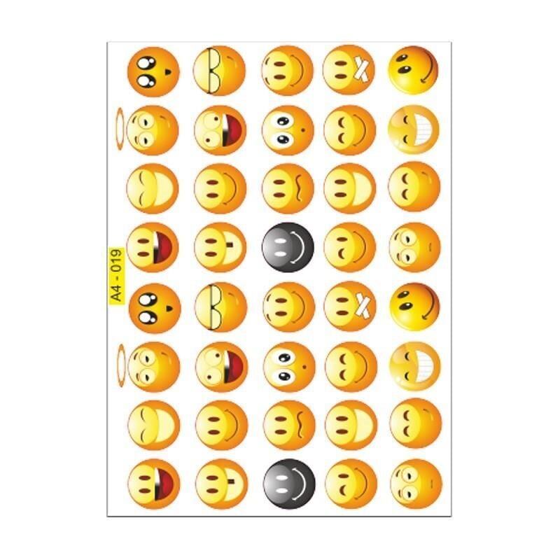 A4 Sticker 019 Tek Paket Çoklu