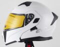 Kask Çenesi Açılır Gözlüklü Evo Mat Beyaz 90607 -S-