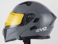 Kask Çenesi Açılır Gözlüklü Evo Nardo Gri 90610 -L-
