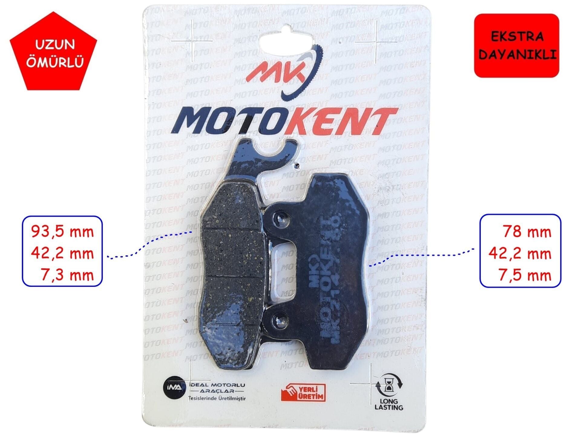 Rks Freccia 150 Ön Fren Disk Balatası Mtk Fa214