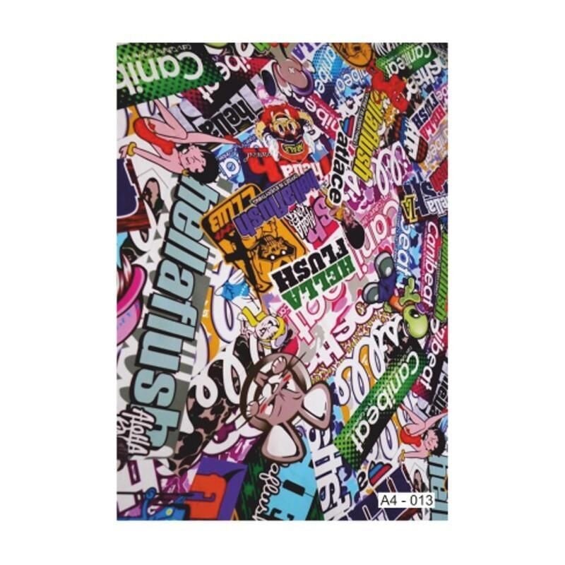 A4 Sticker 028 Tek Paket Çoklu