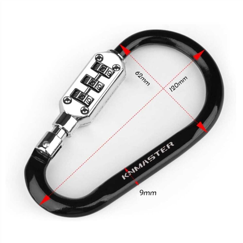 Knmaster Lock 100 Şifreli Karabina Kilidi