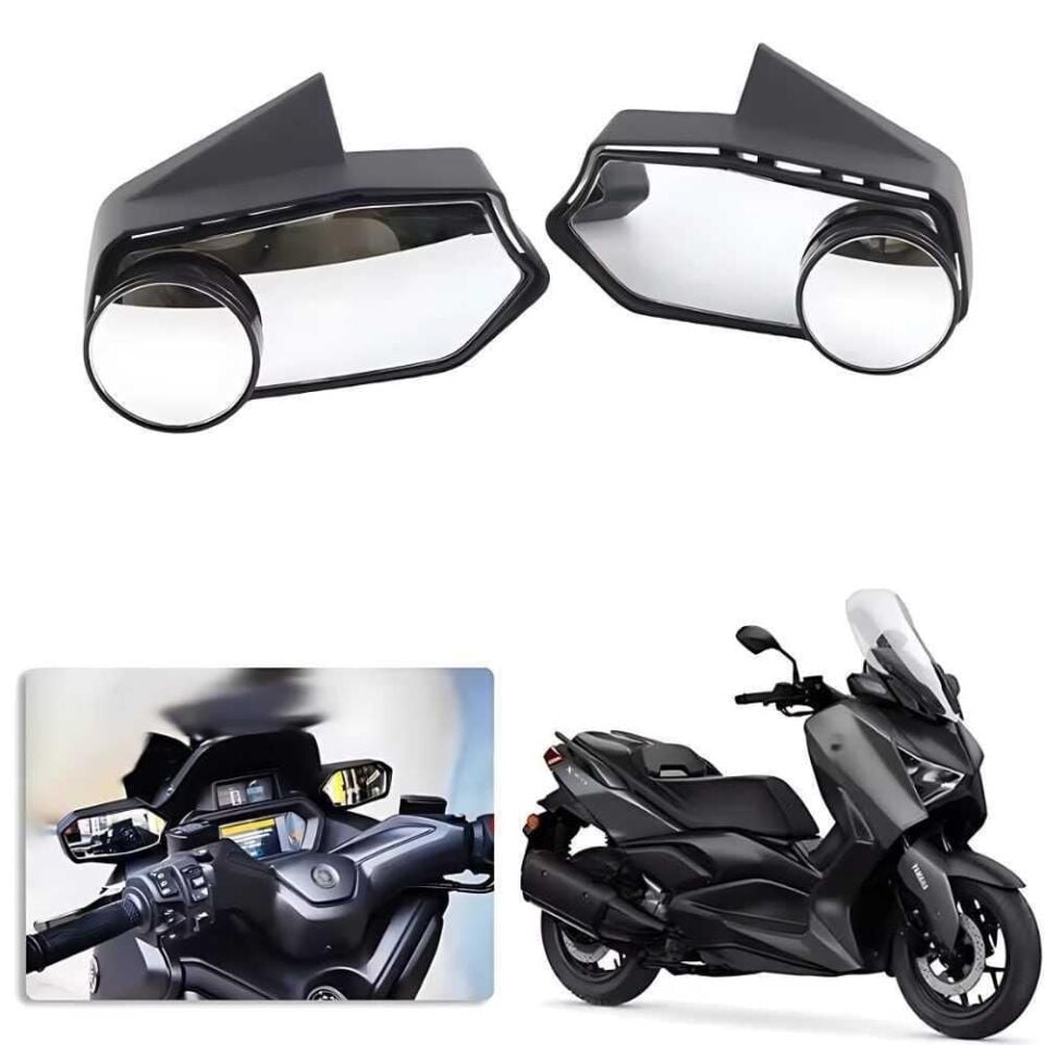 Knmaster Yamaha Xmax 250 / 300 Geniş Açılı Ayarlanabilir Ayna | Kör Nokta Yardımcı Aynalar