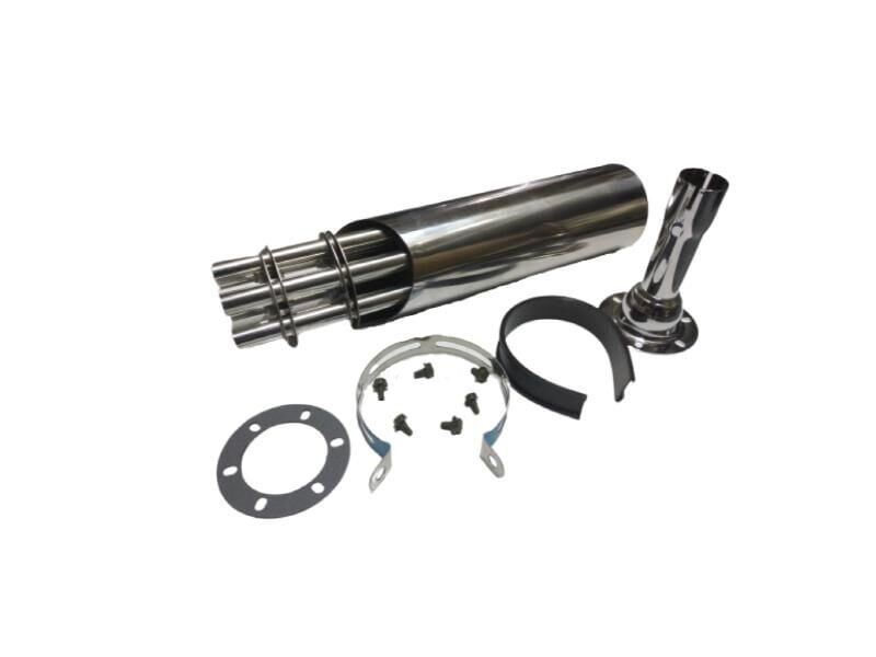 Chopper Egzoz Arka Kısmı Nikel Terminatör (Mikser) Tk