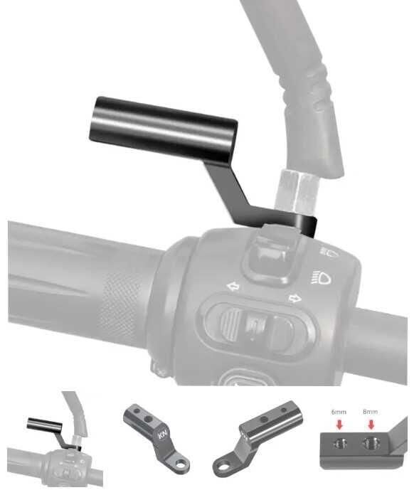 Knmaster Ayna Bağlantılı Fonksiyonel Telefon Tutucu Takma Aparatı