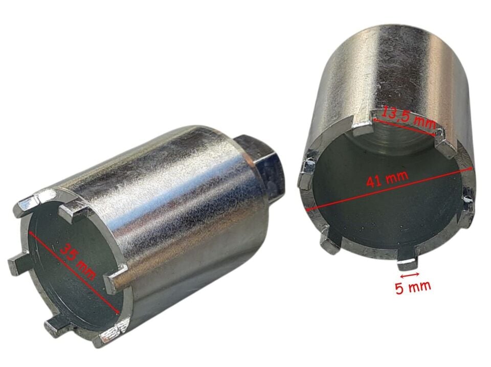 Üniversal Krank Kilit Somun Anahtarı 6 Tırnaklı