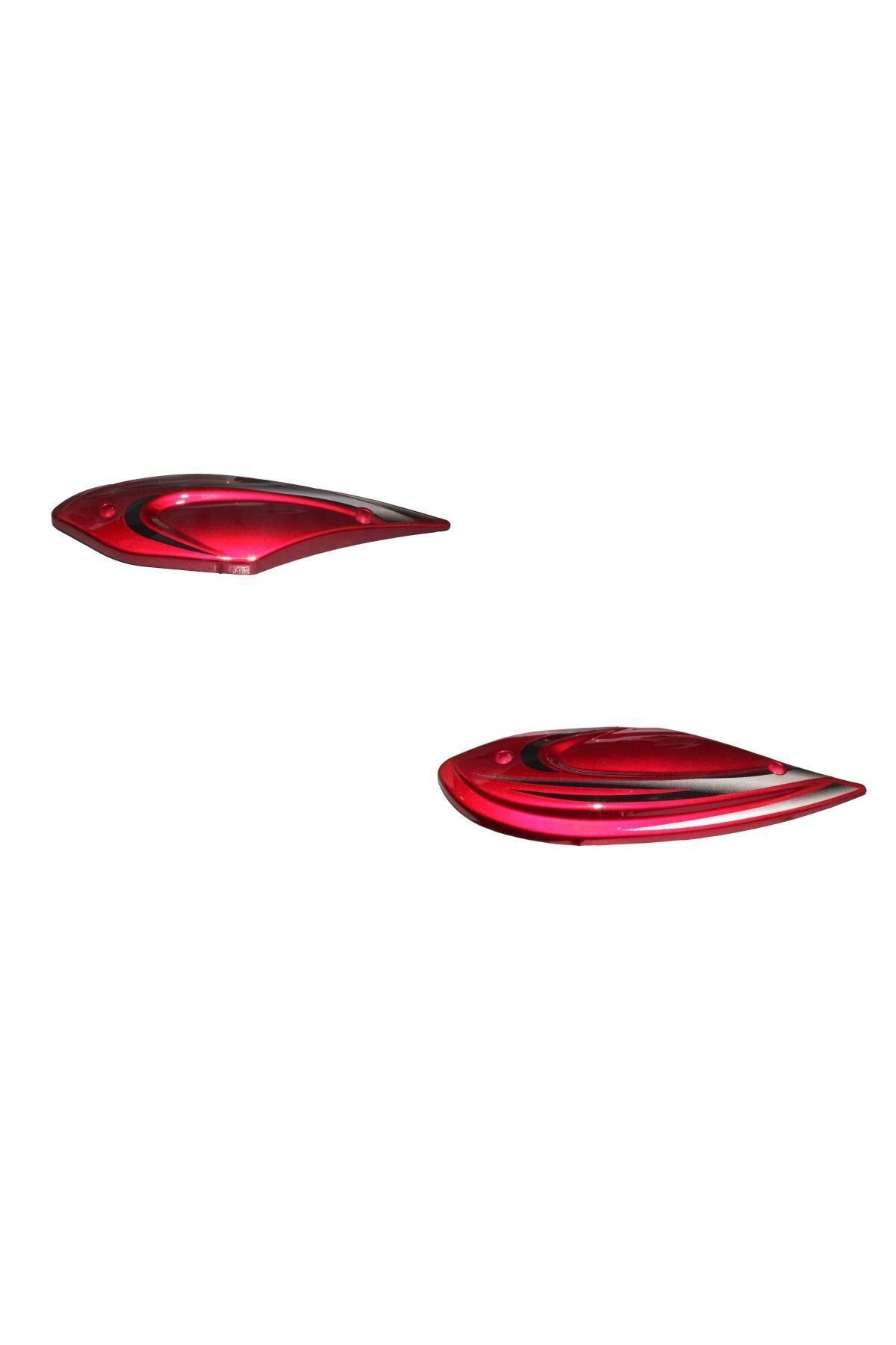 Yan Kapak Küçük Sağ Sol Kırmızı Takım-servıce 4000 Orijinal