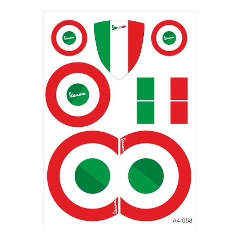 A4 Sticker 058 Tek Paket Çoklu