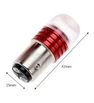 1157 Mercekli Çakarlı Arka Stop Ampulu Kırmızı