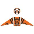 Skm Ktm 250 Adventure 2019 - 2022 Uyumlu Tank Pad Set 004