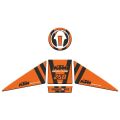 Skm Ktm 250 Adventure 2019 - 2022 Uyumlu Tank Pad Set 004
