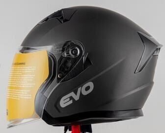 Kask Çenesiz Gözlüklü Evo Titanyum Gri 52805 -S-