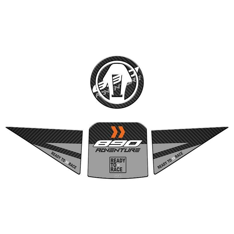 Skm Ktm 890 Adventure 2020 - 2022 Uyumlu Tank Pad Set 001
