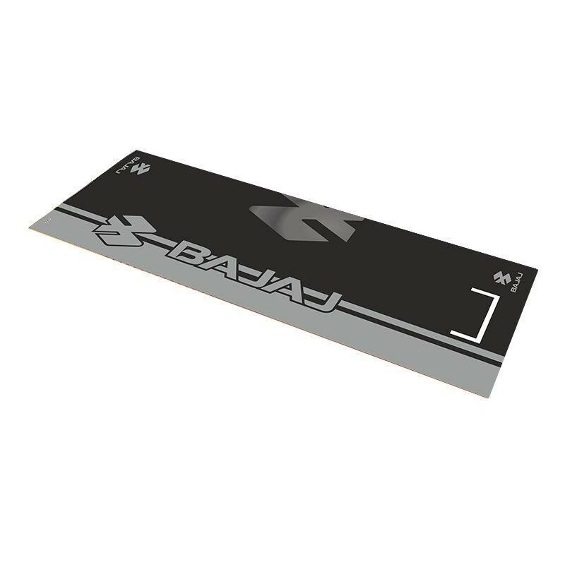 Bajaj Gri Desenli 80 X 220 Cm Kaydırmaz Motosiklet Halısı