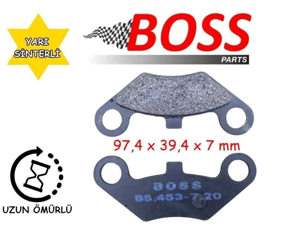 Atv Linhai Ön Fren Disk Balatası (Viptrac Arka) Boss Fa453 Cf Terralender 500-625-800