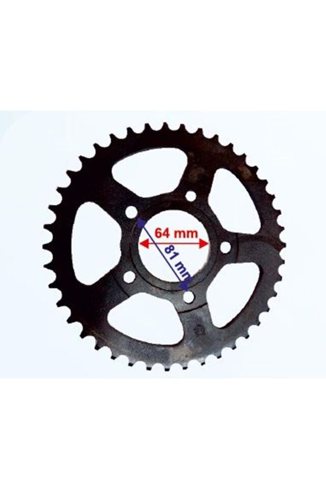 Honda Xl 200 Uyumlu Arka Dişli 520-42T İç 64X5 Delikli Ind Öm