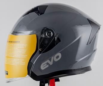 Kask Çenesiz Gözlüklü Evo Nardo Gri 52804 -M-