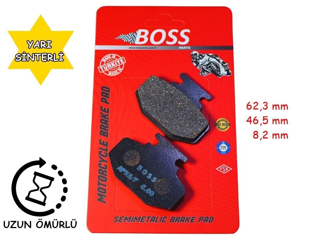 Rks Ön Fren Disk Balatası Boss Bs985 Wildcat 125, Grace 202, Arora Max-T, Volta Apx5