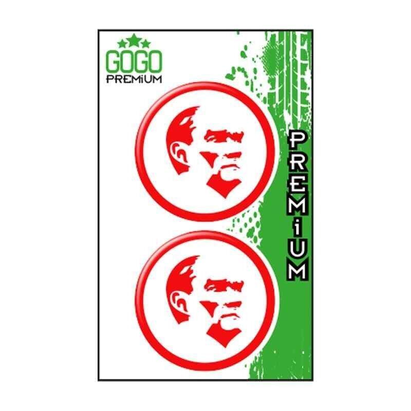 Atatürk 2 (5X5 Cm) İkili Damla Etiket
