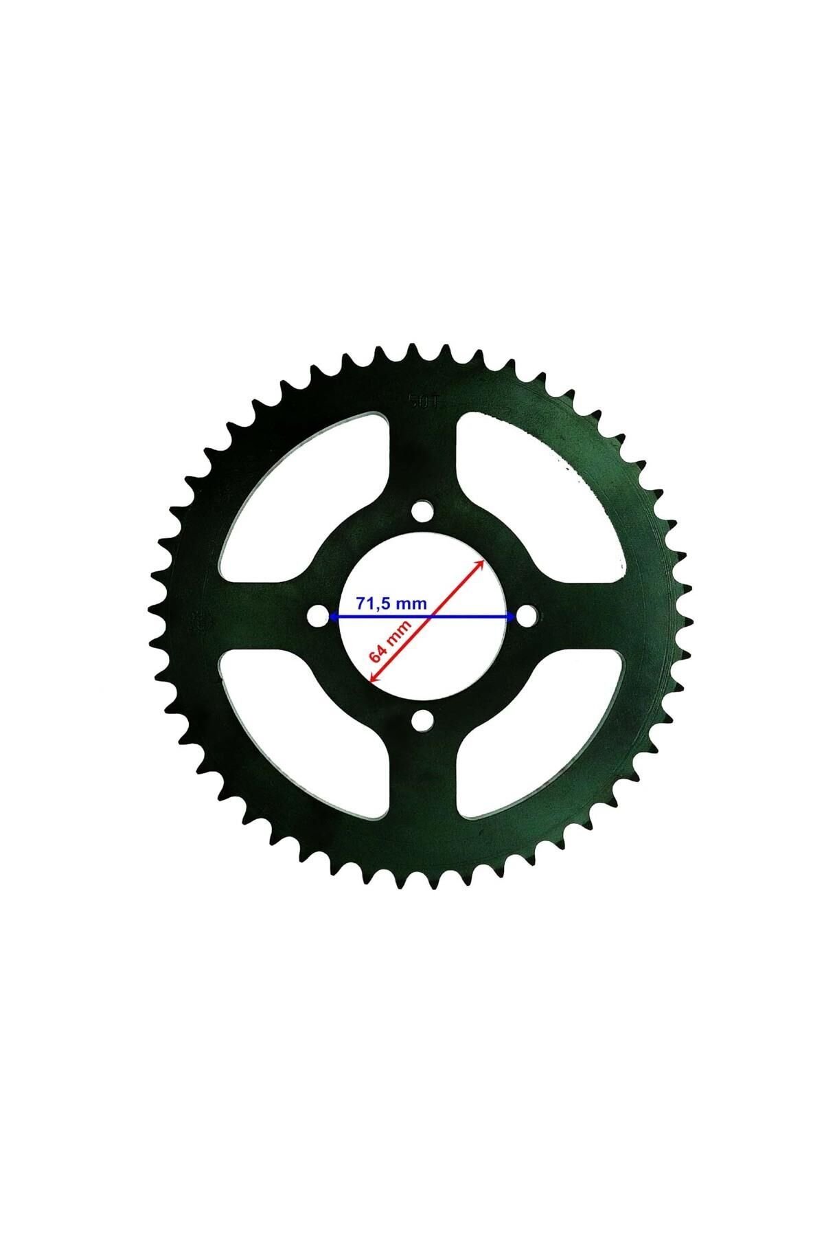 Ybr Uyumlu Arka Dişli 428-50T İç 64 Mm Ind Öm