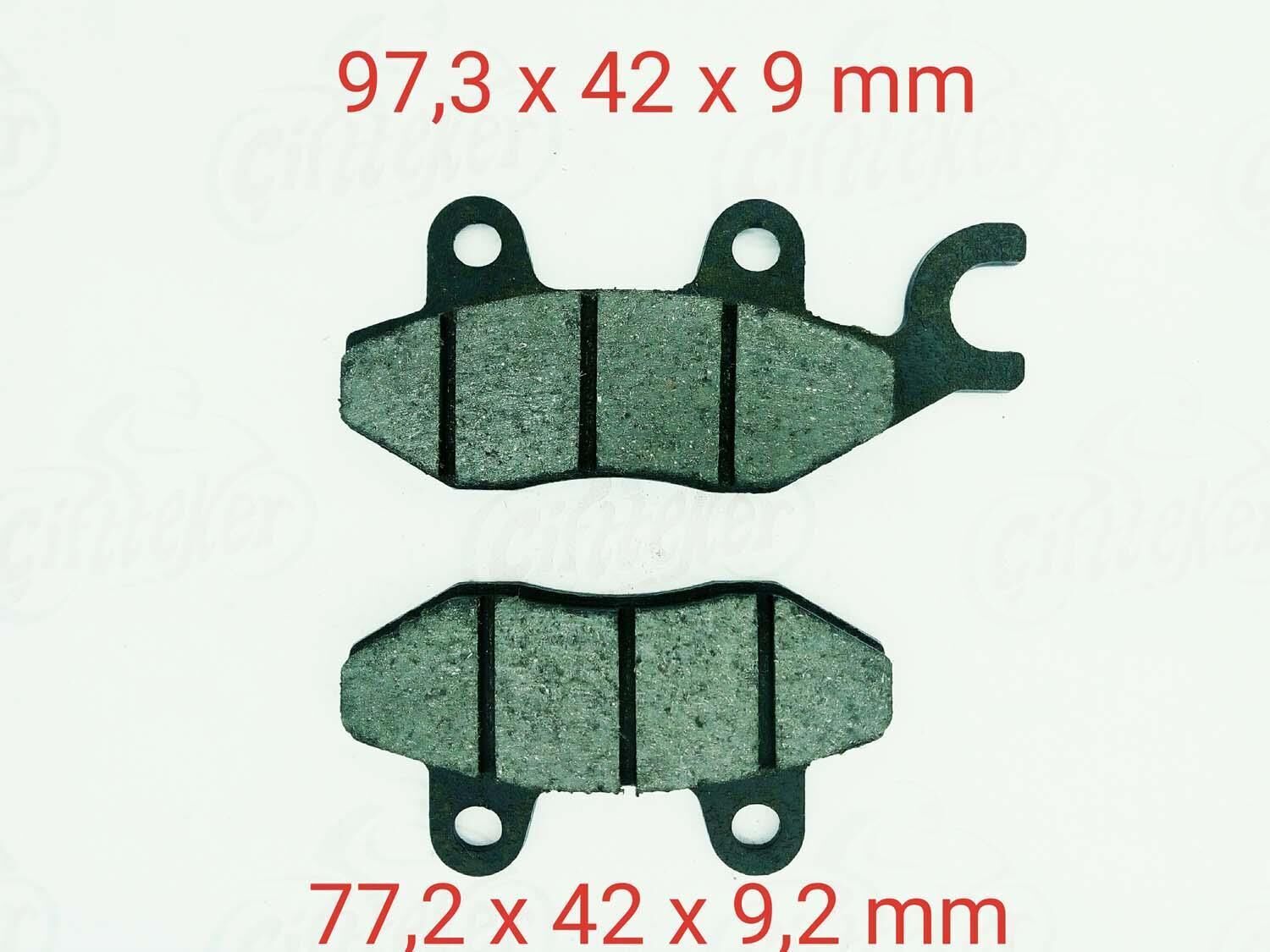 100Km-Mr 250-Gomax 150 Ön Fren Disk Balatası Orj