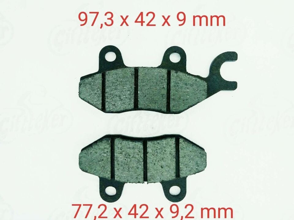 100Km-Mr 250-Gomax 150 Ön Fren Disk Balatası Orj