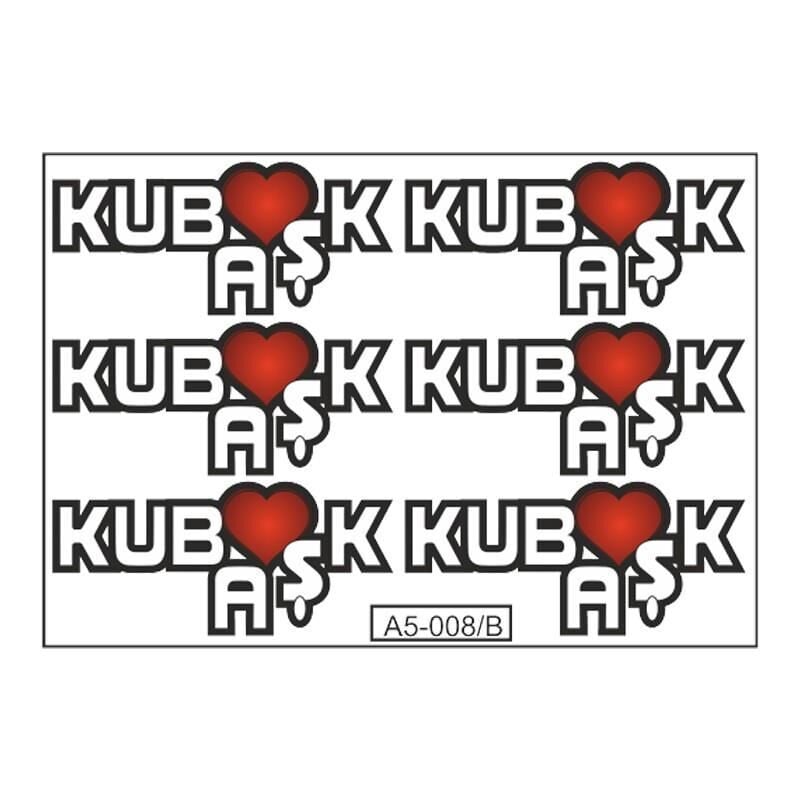 A5 Sticker 012 Tek Paket Çoklu
