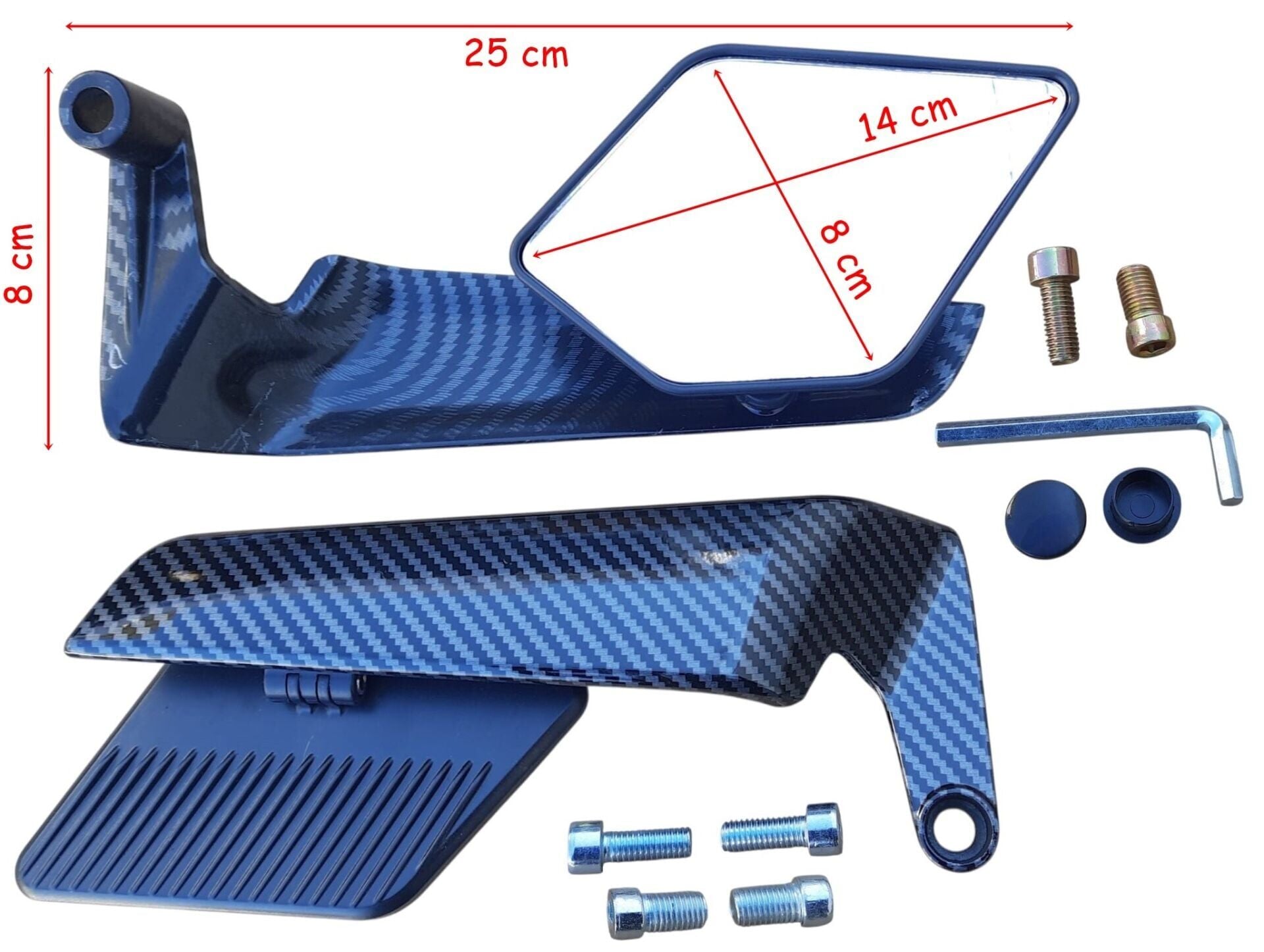 Ayna Modifiye Kanatlı Karbon