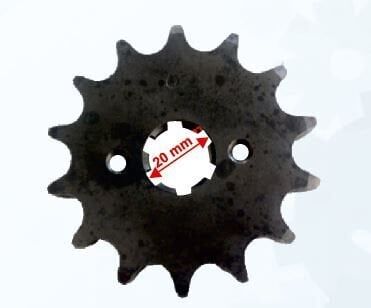 Regal Raptor Ön Dişli 530-14T İç 20 Mm 6 Tırnaklı 2 Delikli Öm