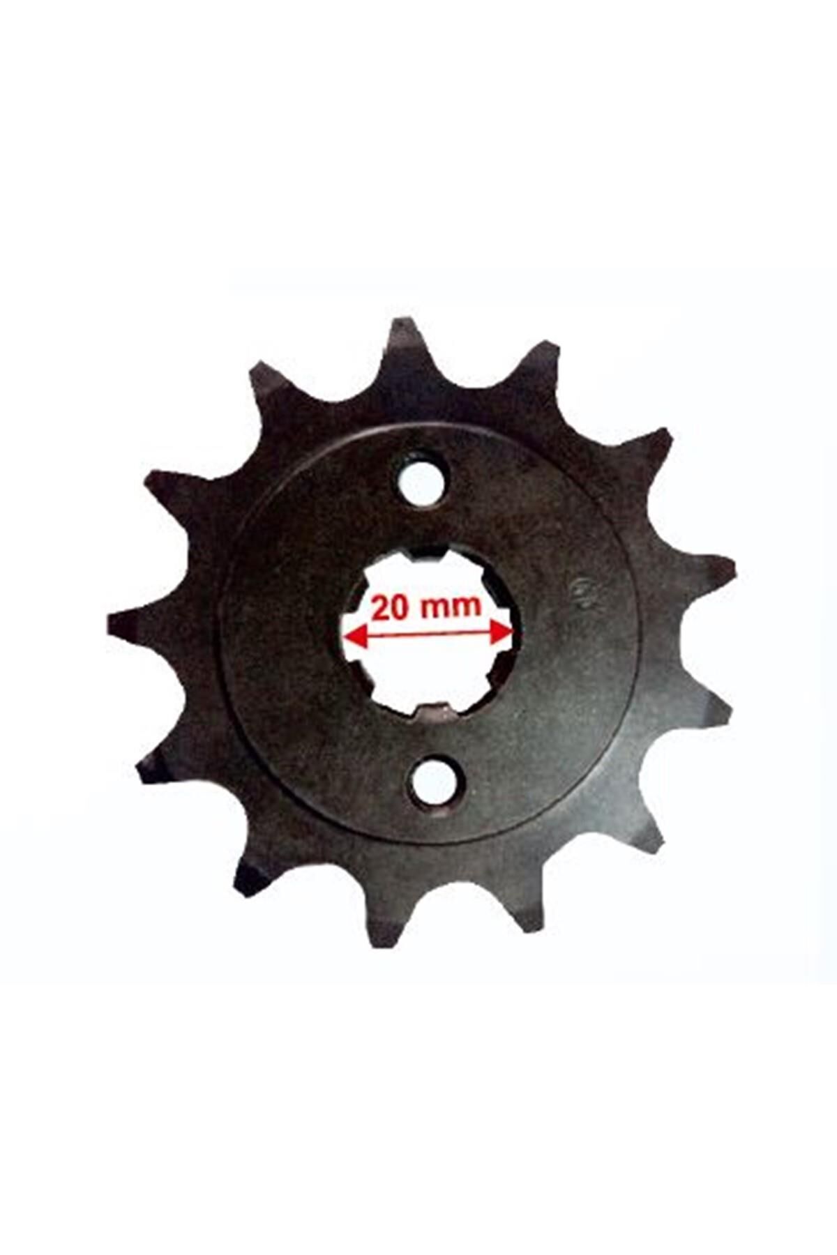 Honda Xl 200 Uyumlu Ön Dişli 520-13T İç 20X2 Delikli Öm