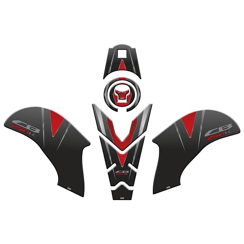 Honda Cb250R 2018 - 2024 Uyumlu Tank Pad Set 005