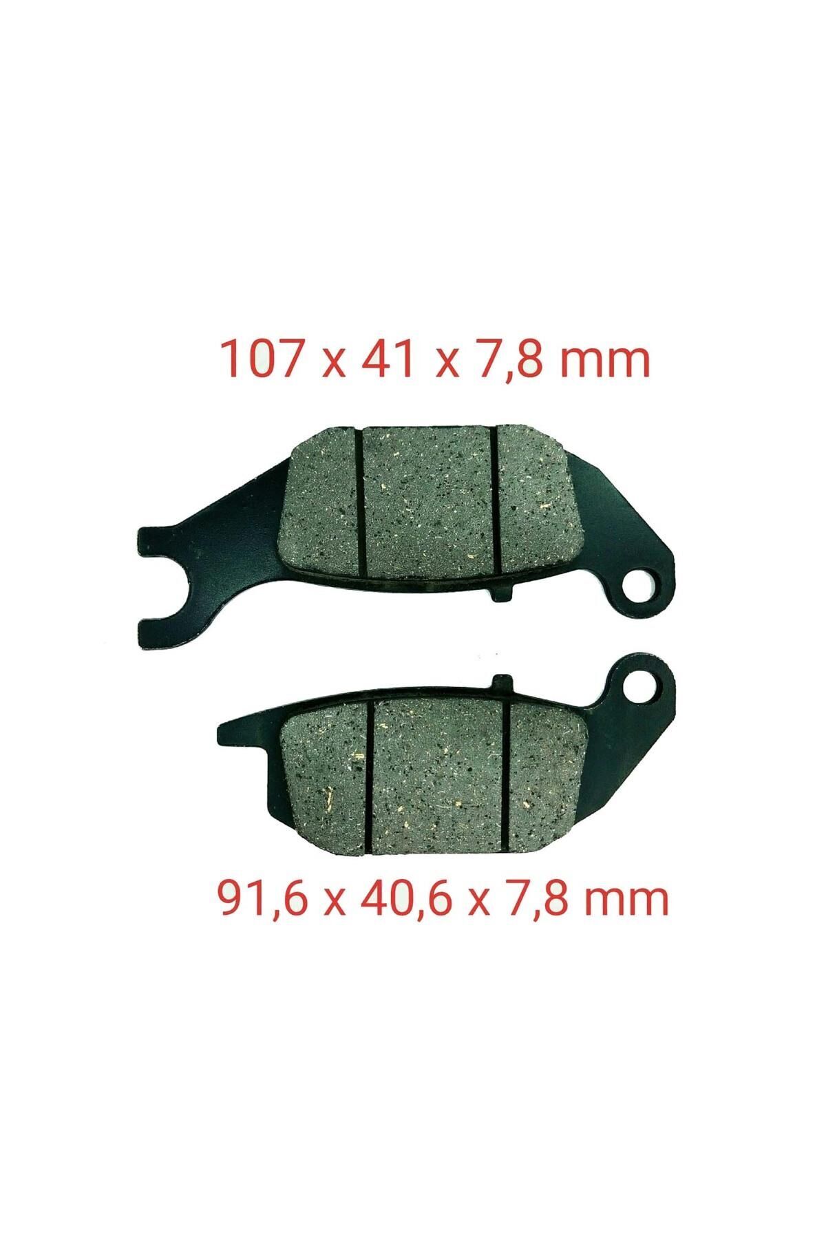 Honda Arka Fren Disk Balatası Fa343 Cbr(2004-2010) Uyumlu