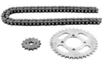 Kuba Ön Dişli+Arka Dişli+Zincir Seti Tk-03 128-50-13