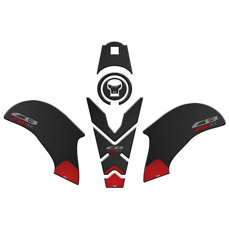 Honda Cb250R 2018 - 2024 Uyumlu Tank Pad Set 009