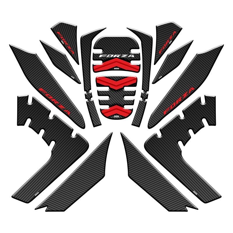 Honda Forza 2021 - 2024 Uyumlu Tank Pad Set 009