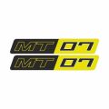 Yamaha Yamha Mt07 Uyumlu Sarı 15X2 Cm Damla Sticker