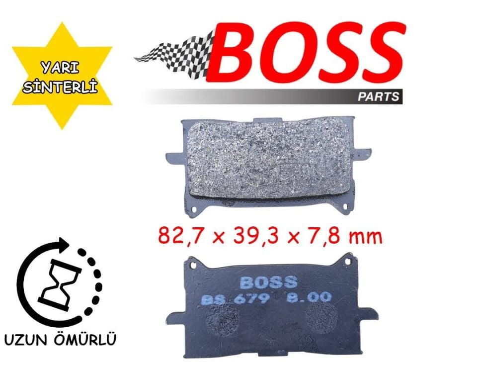Honda Ön Fren Disk Balatası Boss Fa679 Africa Twin 1000(16-19) 1100(20-26) Nt 1100(23-26) X-Adv 750