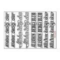 A5 Sticker 038 Tek Paket Çoklu