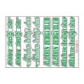 A5 Sticker 039 Tek Paket Çoklu