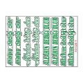 A5 Sticker 039 Tek Paket Çoklu