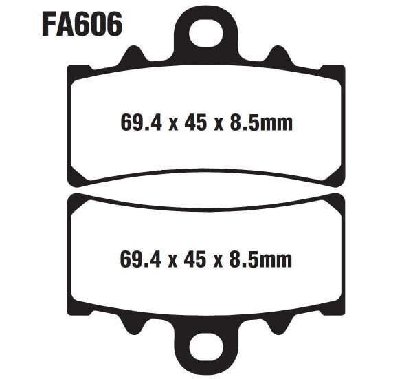 Bajaj Dominar 250-400 Ön Fren Disk Balatası Fa606 İth