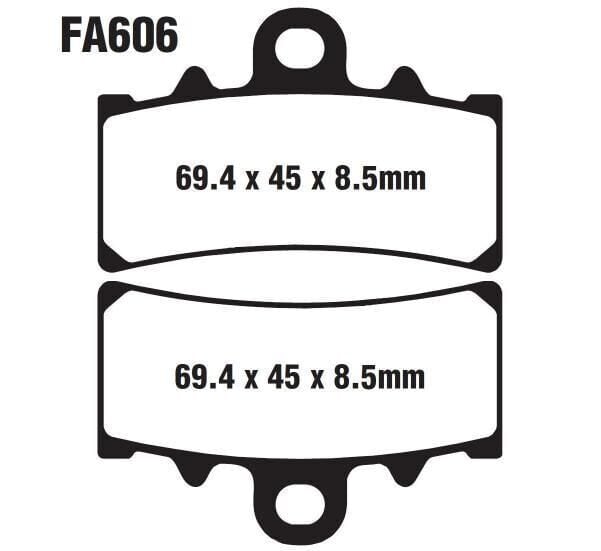 Bajaj Dominar 250-400 Ön Fren Disk Balatası Fa606 İth